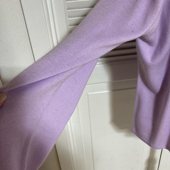 NWT Sag Harbor Shade of Lavender Sweater With Detachable Scarf Size XL - Picture 9 of 13